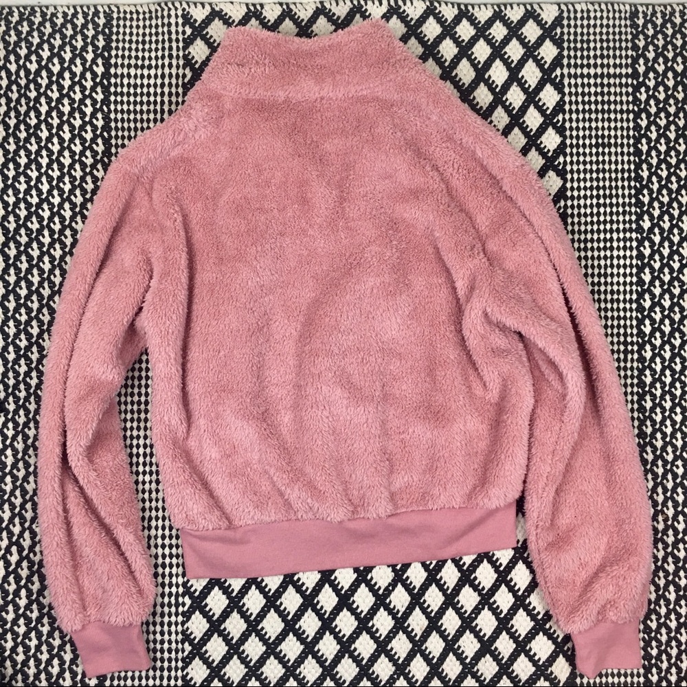 pull-over • fleece • half zip • baby blush - Picture 5 of 5